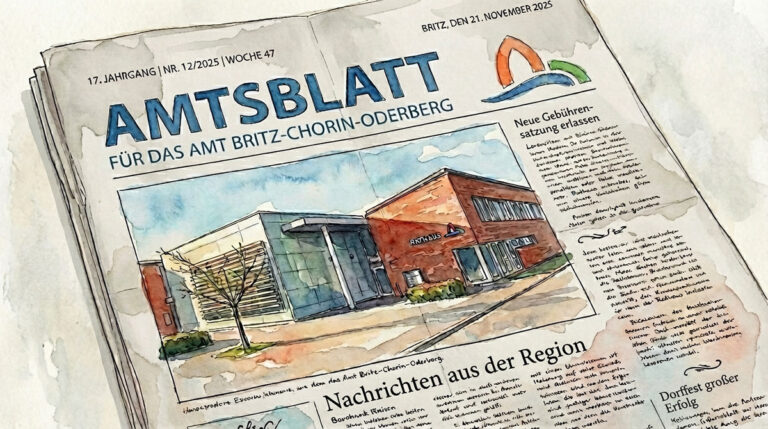 Titelseite des Amtsblattes