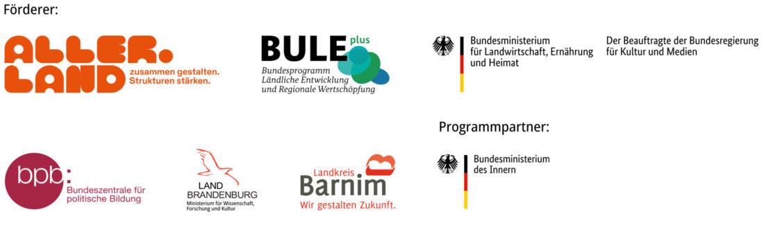 Logos der fördernden Institutionen